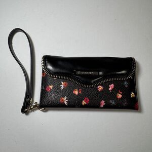 Rebecca Minkoff Case-Mate Leather Floral iPhone 6 Plus Wallet Wristlet Case Blk